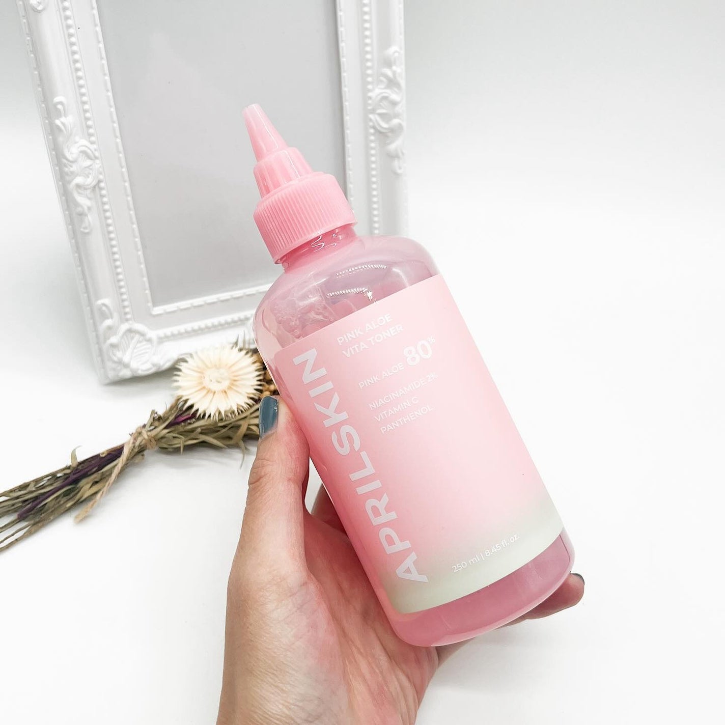 ピンクアロエビタトナー/APRILSKIN/化粧水を使ったクチコミ(2枚目)