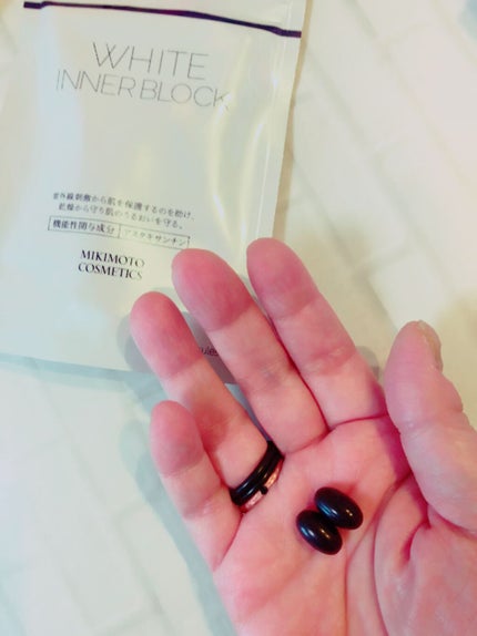 ホワイト インナーブロック/ミキモト コスメティックス/美容サプリメントを使ったクチコミ(4枚目)