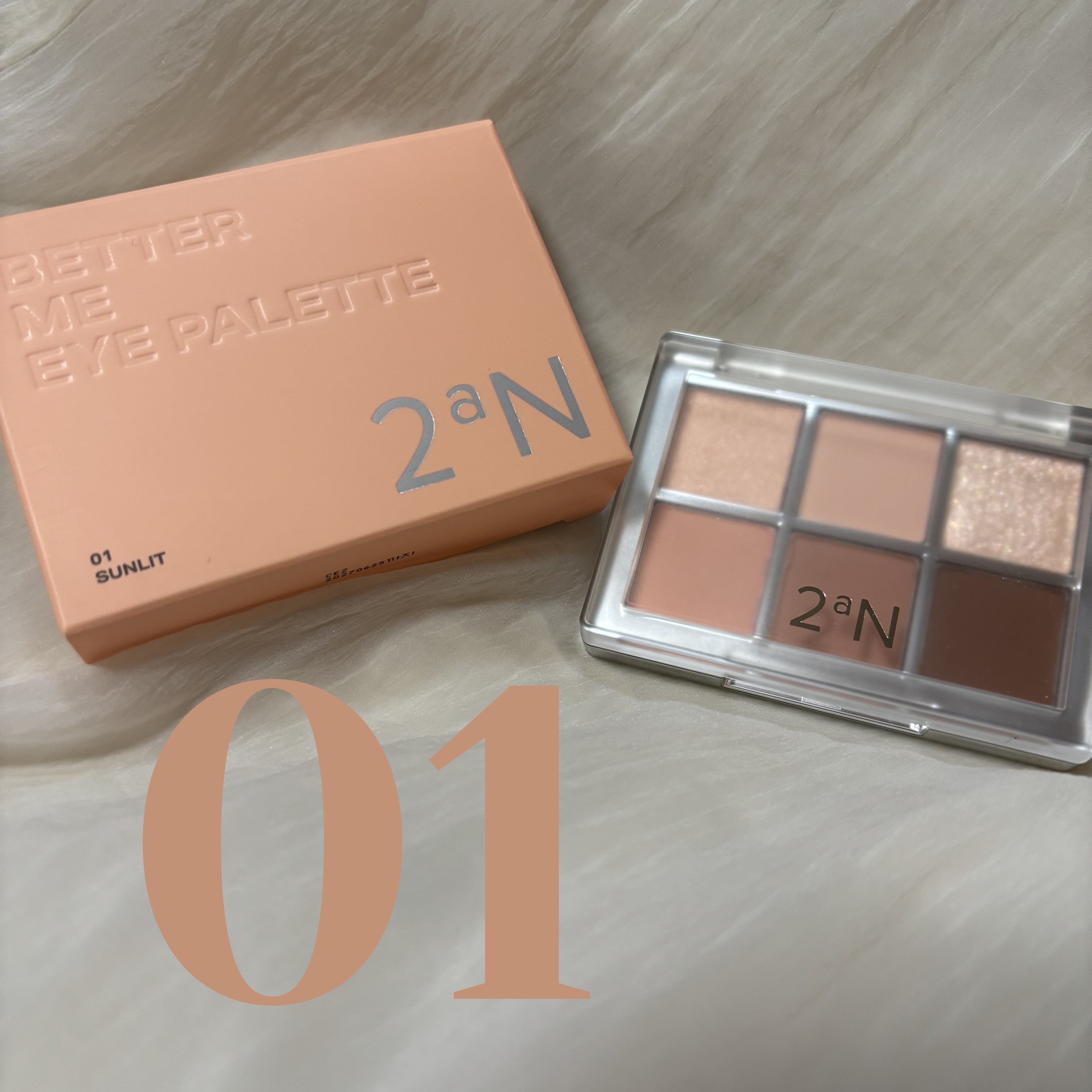 ベターミーアイパレット 01 サンリット/2aN/マルチパレットを使ったクチコミ（1枚目）