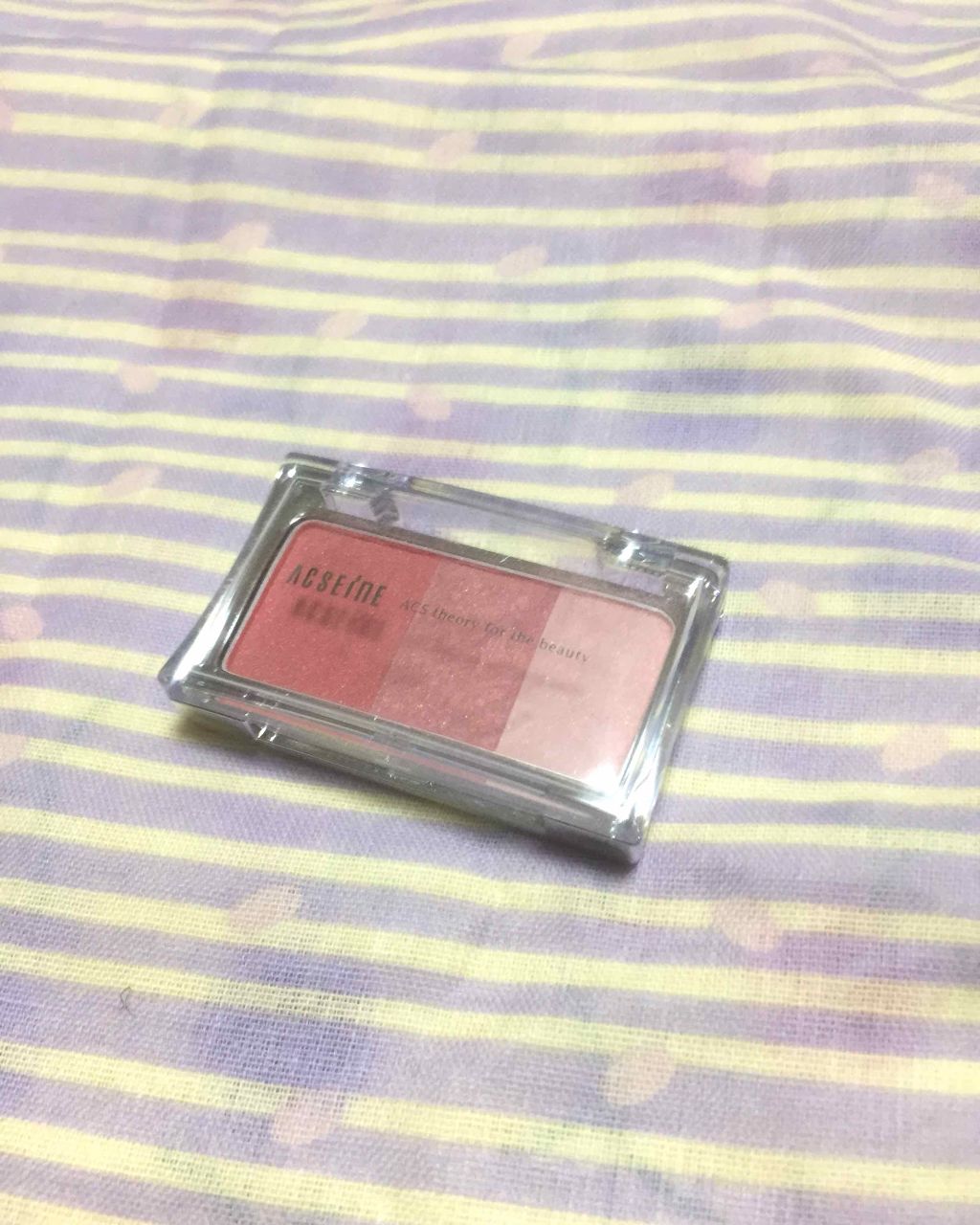 フェイスカラー チーク/ACSEINE/パウダーチークを使ったクチコミ(1枚目)
