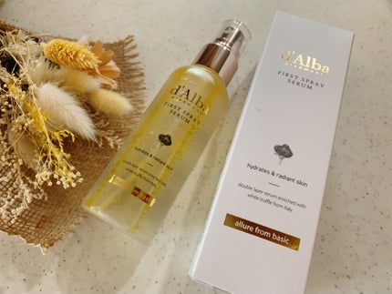 ダルバ ホワイトトリュフファーストスプレーセラム/ダルバ/ミスト状化粧水を使ったクチコミ(6枚目)