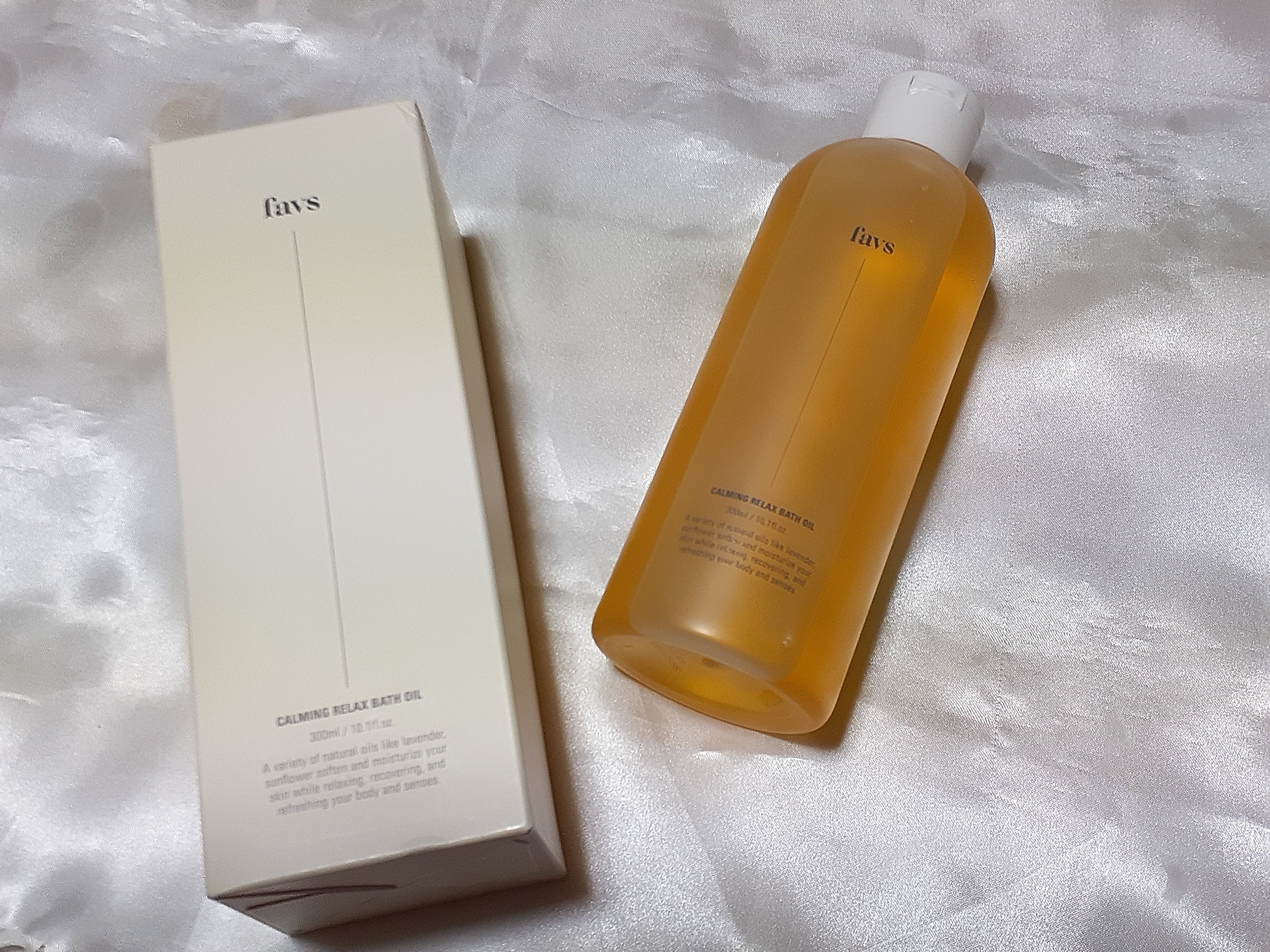 カーミングリラックスバスオイル/favs/保湿系入浴剤を使ったクチコミ（2枚目）