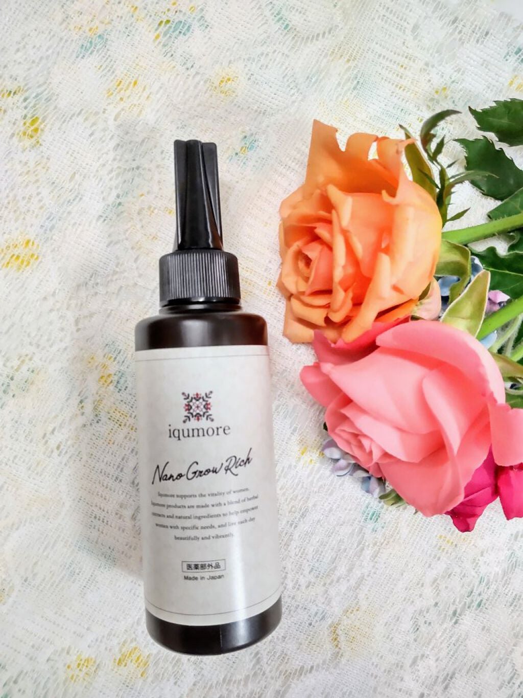 ナノグロウリッチ/iqumore/頭皮ローションを使ったクチコミ(1枚目)