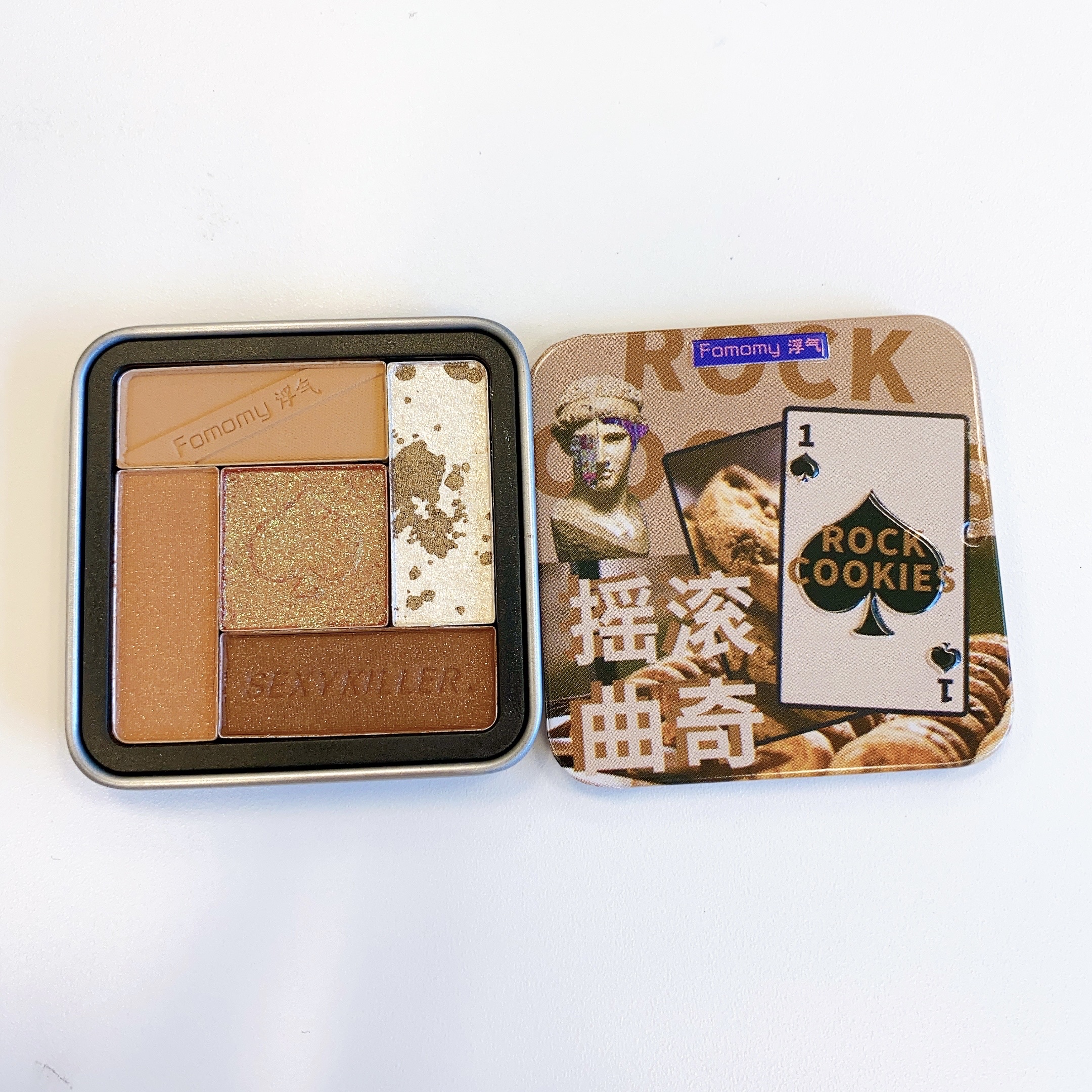 スペード５カラーアイシャドウ/FOMOMY/アイシャドウパレットを使ったクチコミ（1枚目）