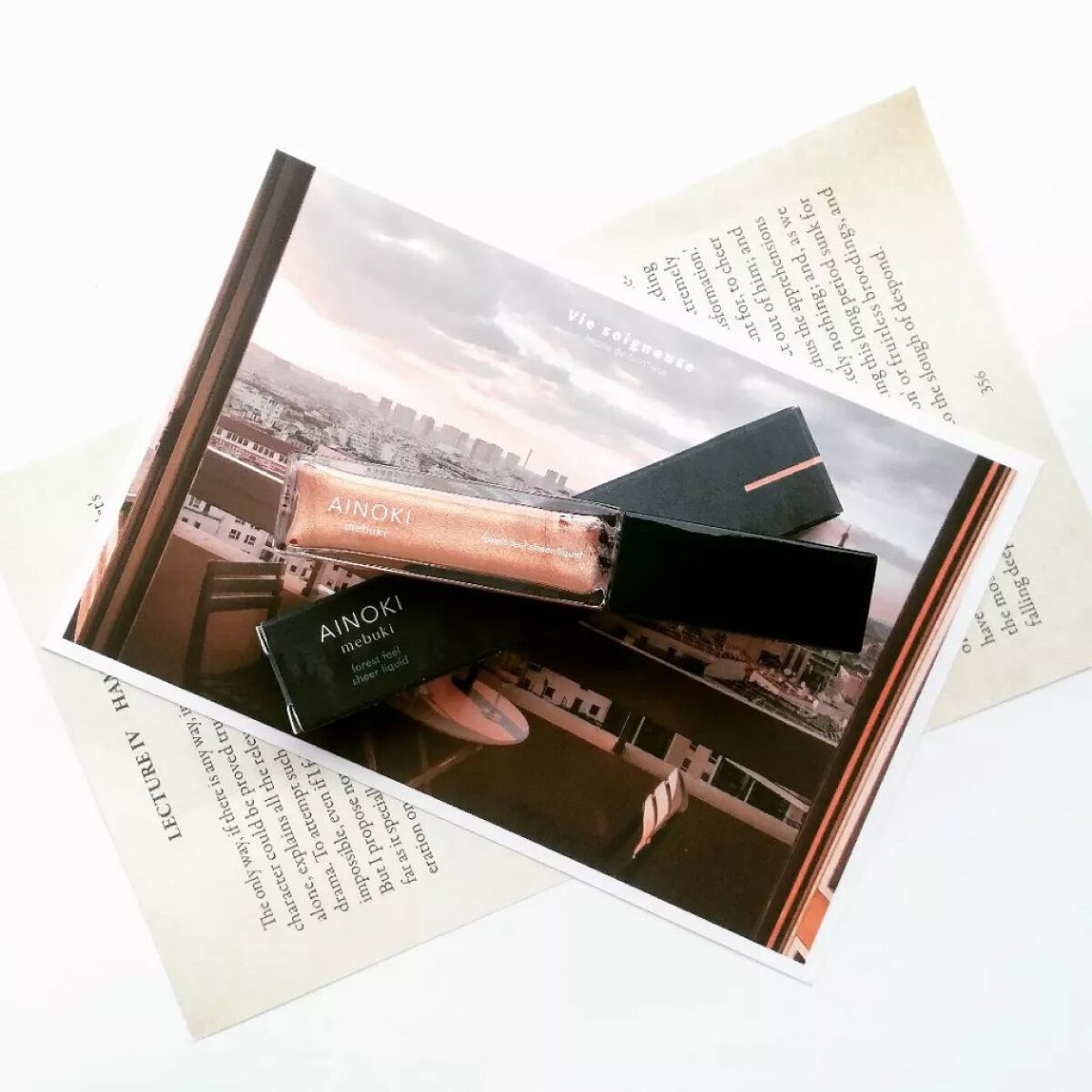 フォレスト フィール シアー リキッド 01 木漏れ日/AINOKI mebuki/リキッドアイシャドウを使ったクチコミ（1枚目）