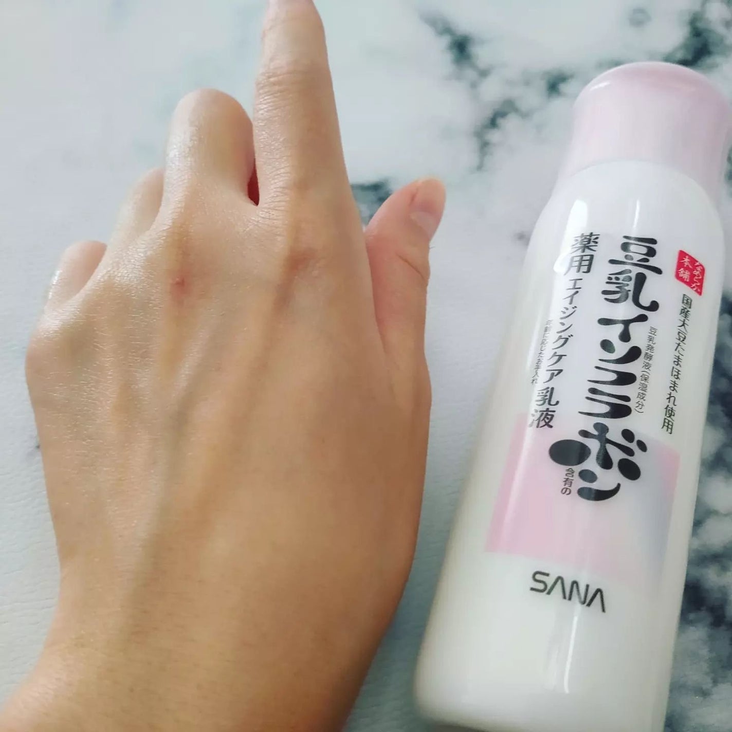 薬用リンクル乳液 ホワイト/なめらか本舗/乳液を使ったクチコミ(5枚目)