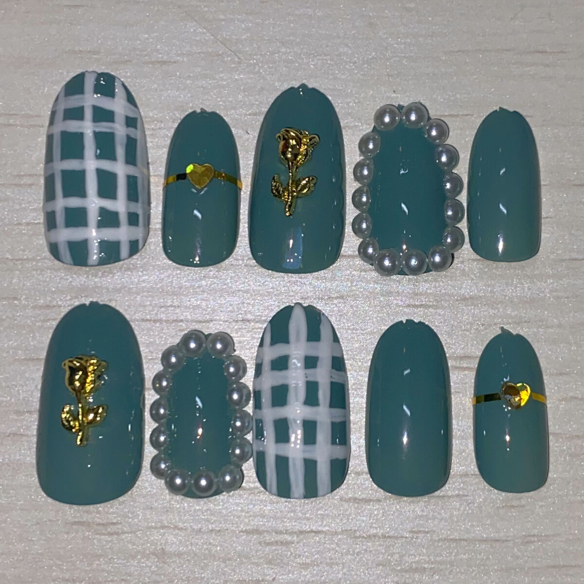 ネイルパーツ/セリア/ネイルチップ・パーツを使ったクチコミ（3枚目）