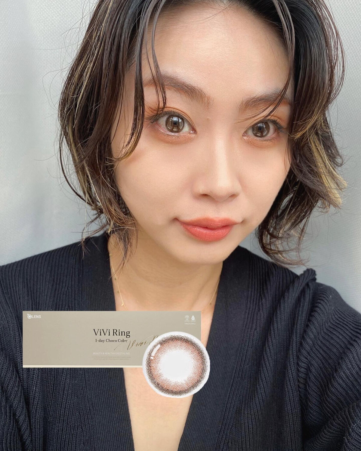 ViVi Ring 1day/OLENS/ワンデー（１DAY）カラコンを使ったクチコミ（3枚目）