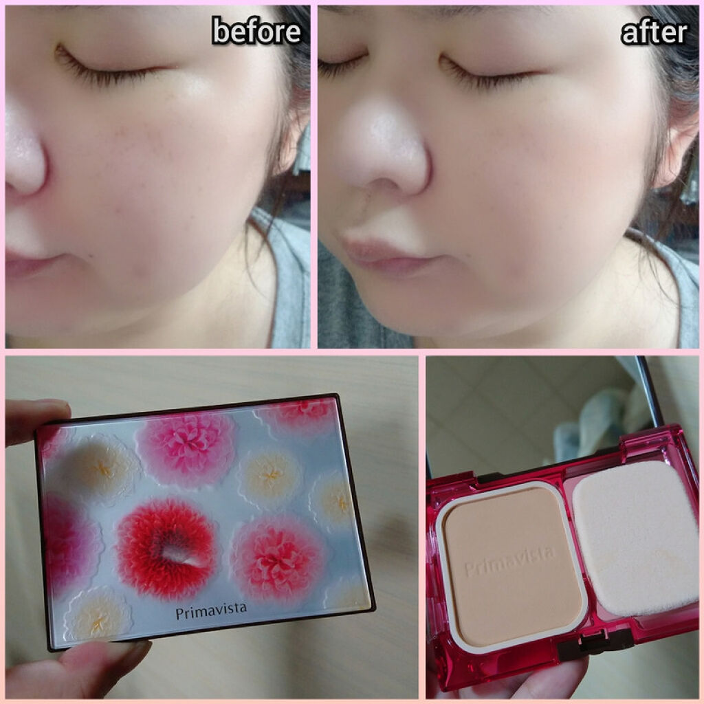 くずれにくい きれいな素肌質感パウダーファンデーション オークル05(レフィル)/プリマヴィスタ/パウダーファンデーションを使ったクチコミ（3枚目）