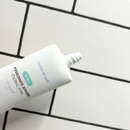 ミルクシスルリペアシカサンスクリーンプラス/BANOBAGI/日焼け止めミルクを使ったクチコミ(4枚目)