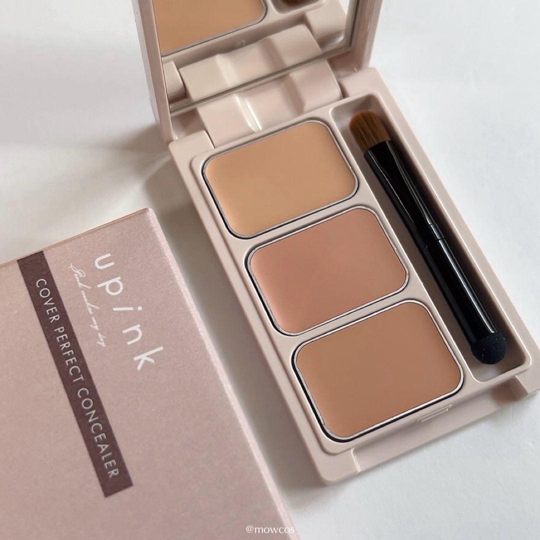 カバーパーフェクトコンシーラー ライトベージュ/upink/パレットコンシーラーを使ったクチコミ（2枚目）
