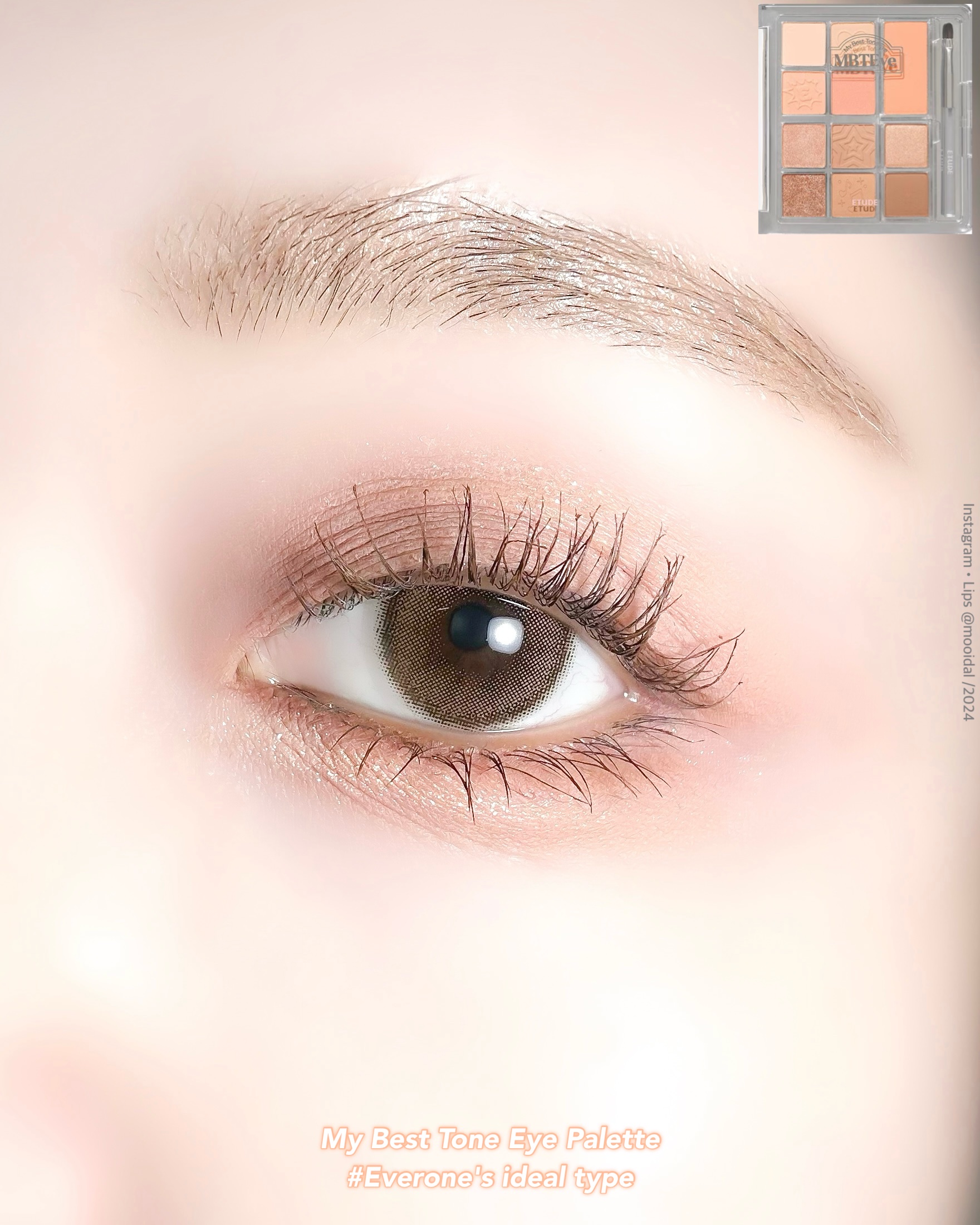 マイベストトーンアイパレット マイベストトーンアイパレット E/ETUDE/アイシャドウパレットを使ったクチコミ（3枚目）