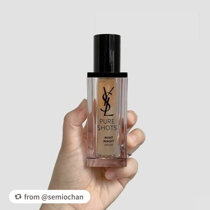 ピュアショット ナイト リチャージセラム/YVES SAINT LAURENT BEAUTE/美容液を使ったクチコミ(3枚目)
