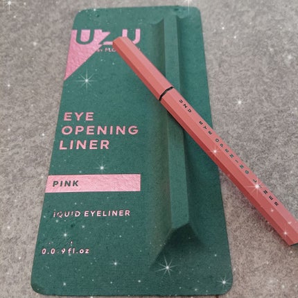 EYE OPENING LINER/UZU BY FLOWFUSHI/リキッドアイライナーを使ったクチコミ(1枚目)
