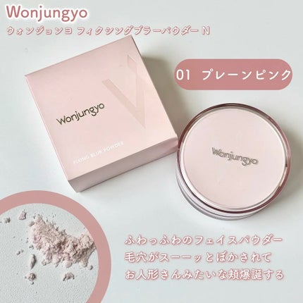 ウォンジョンヨ フィクシングブラーパウダー N/Wonjungyo/ルースパウダーを使ったクチコミ(2枚目)