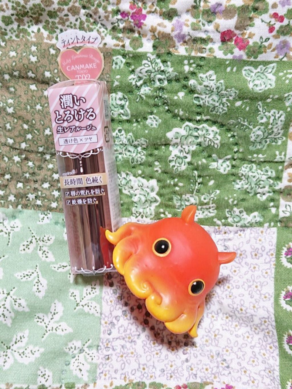 メルティールミナスルージュ(ティントタイプ)/キャンメイク/リップティントを使ったクチコミ(1枚目)