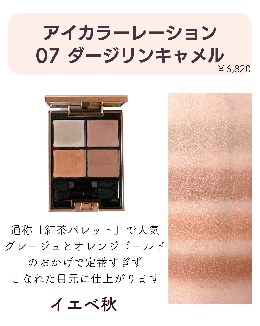 スキンモデリングアイズ/LUNASOL/アイシャドウパレットを使ったクチコミ(6枚目)