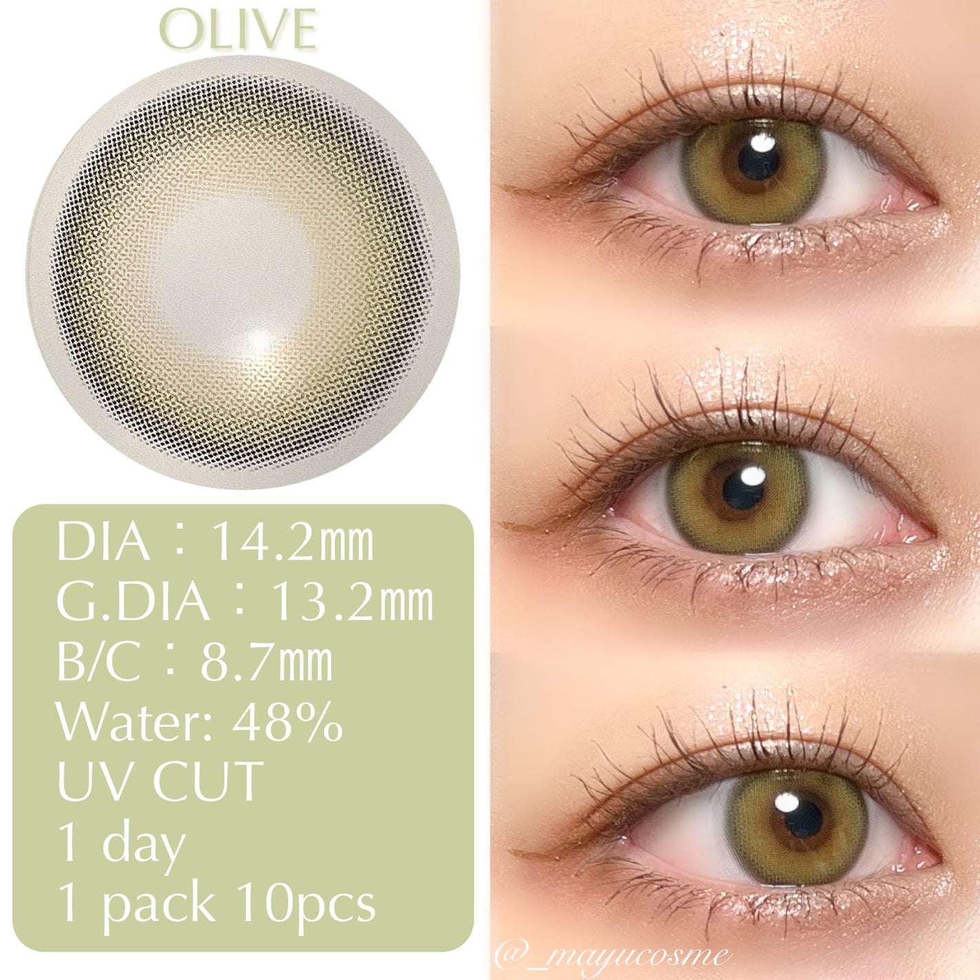 Ending 1day/OLENS/ワンデー(1DAY)カラコンを使ったクチコミ(2枚目)