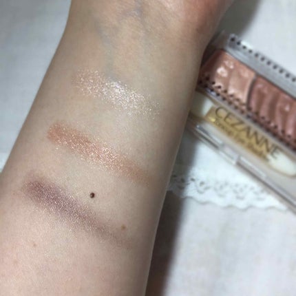 トーンアップアイシャドウ/CEZANNE/アイシャドウパレットを使ったクチコミ(3枚目)