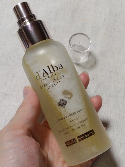 ダルバ ホワイトトリュフファーストスプレーセラム/ダルバ/ミスト状化粧水を使ったクチコミ(2枚目)