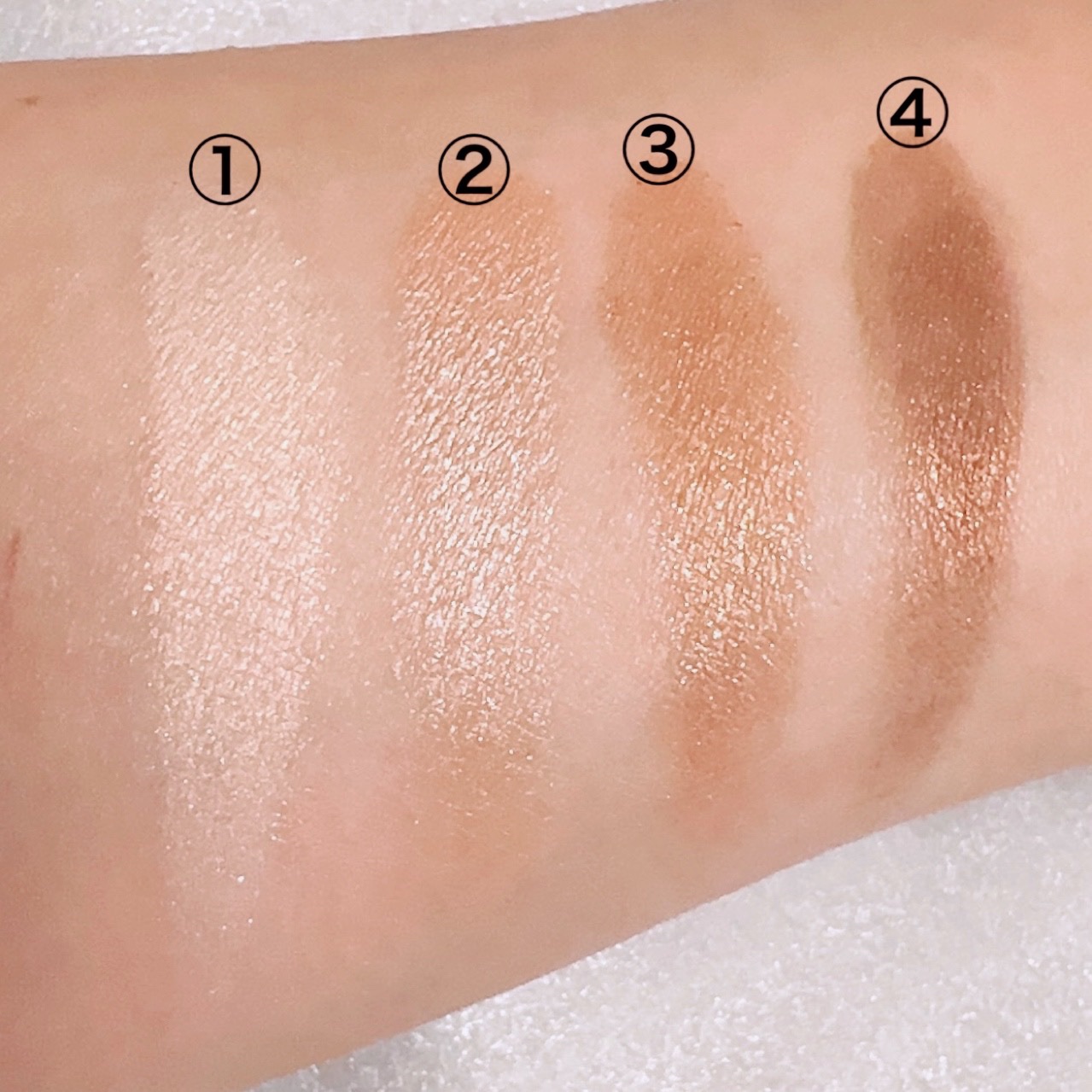 &. アイシャドウパレット/DAISO/アイシャドウパレットを使ったクチコミ（3枚目）