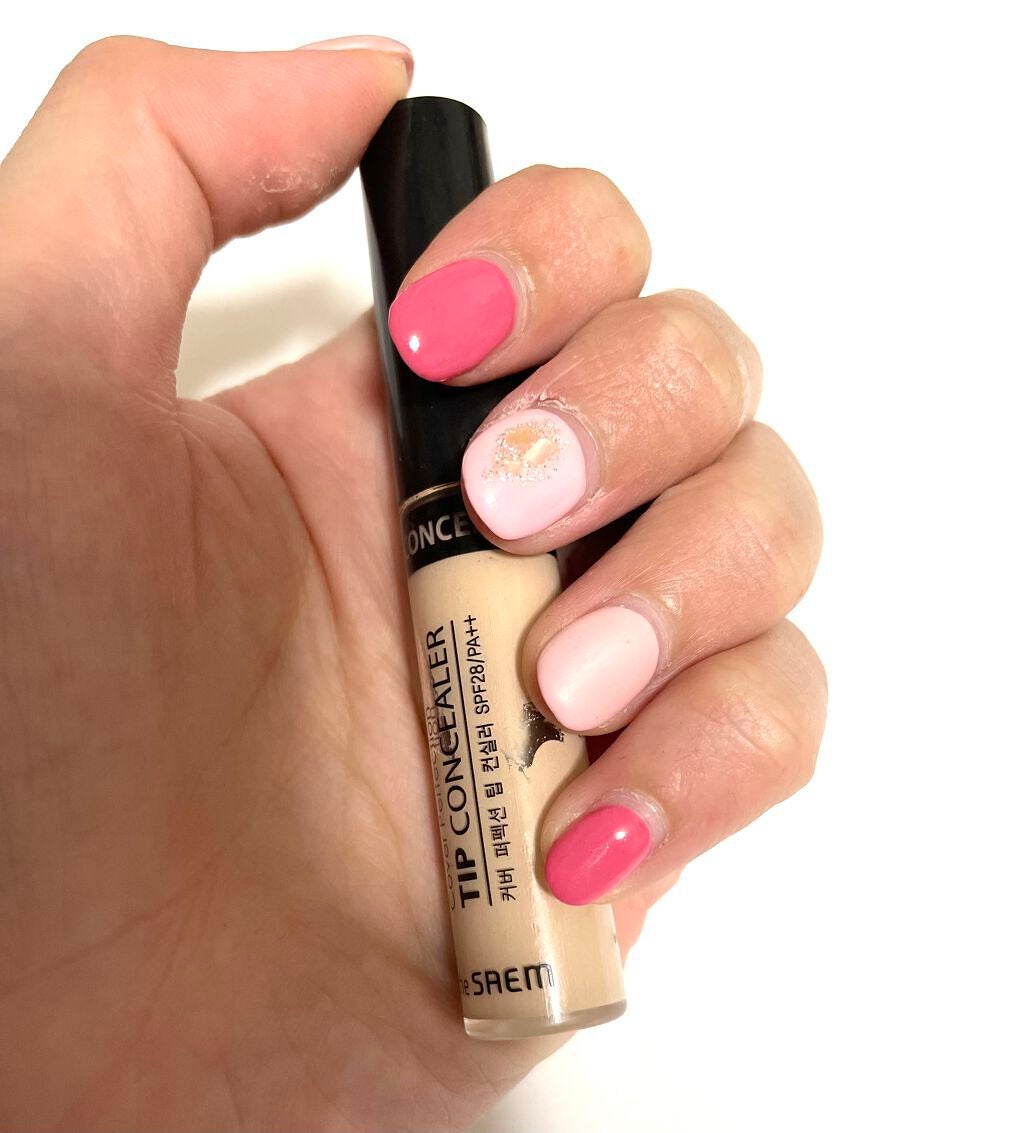 カバーパーフェクション チップコンシーラー/the SAEM/リキッドコンシーラーを使ったクチコミ(1枚目)