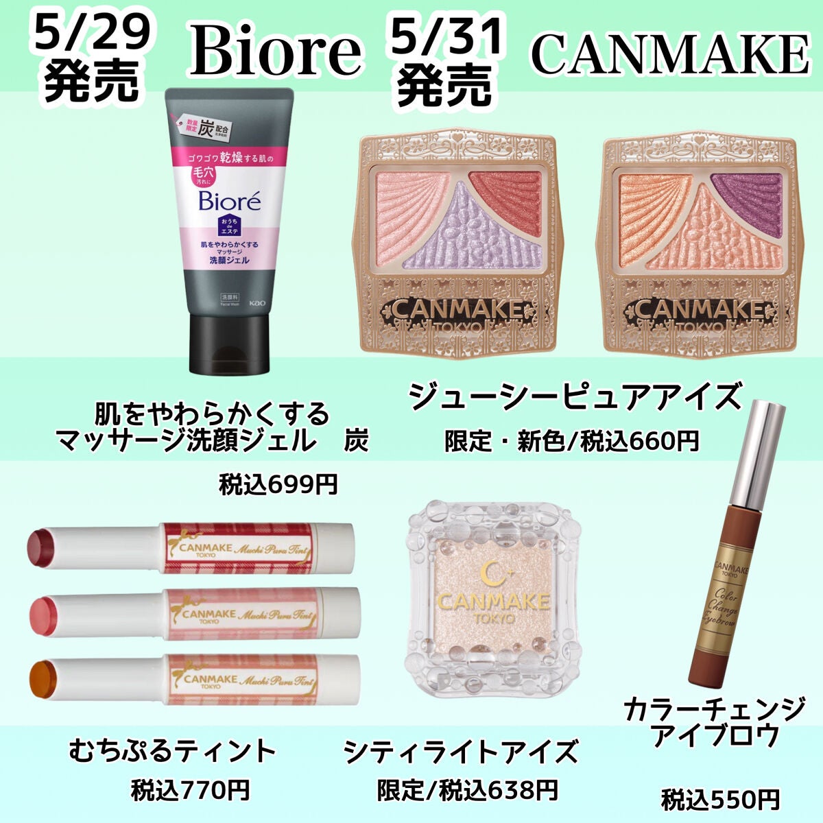 ジューシーピュアアイズ/キャンメイク/アイシャドウパレットを使ったクチコミ(5枚目)