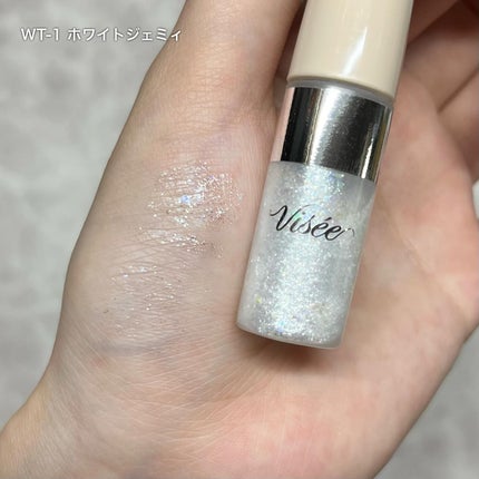 3D グリッター アイリキッド /Visée/グリッターを使ったクチコミ(4枚目)