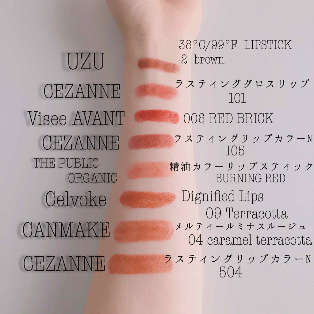 ラスティング リップカラーN/CEZANNE/口紅を使ったクチコミ(4枚目)