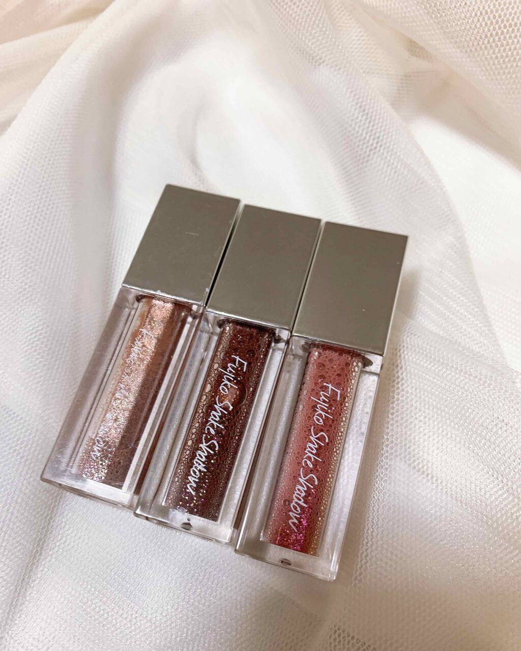 フジコシェイクシャドウ 03 フレンチピンク/Fujiko/リキッドアイシャドウを使ったクチコミ（2枚目）