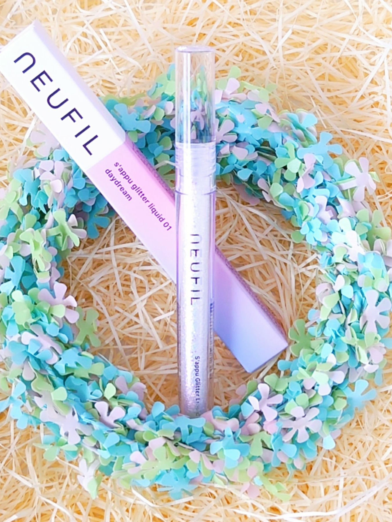 s'appu glitter liquid/NEUFIL/リキッドアイシャドウを使ったクチコミ（1枚目）