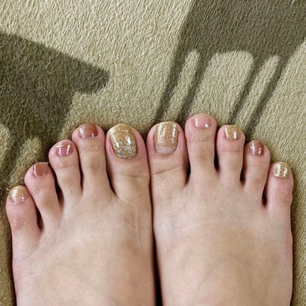 ネイルシール/Qoo10/ネイルシールを使ったクチコミ(4枚目)