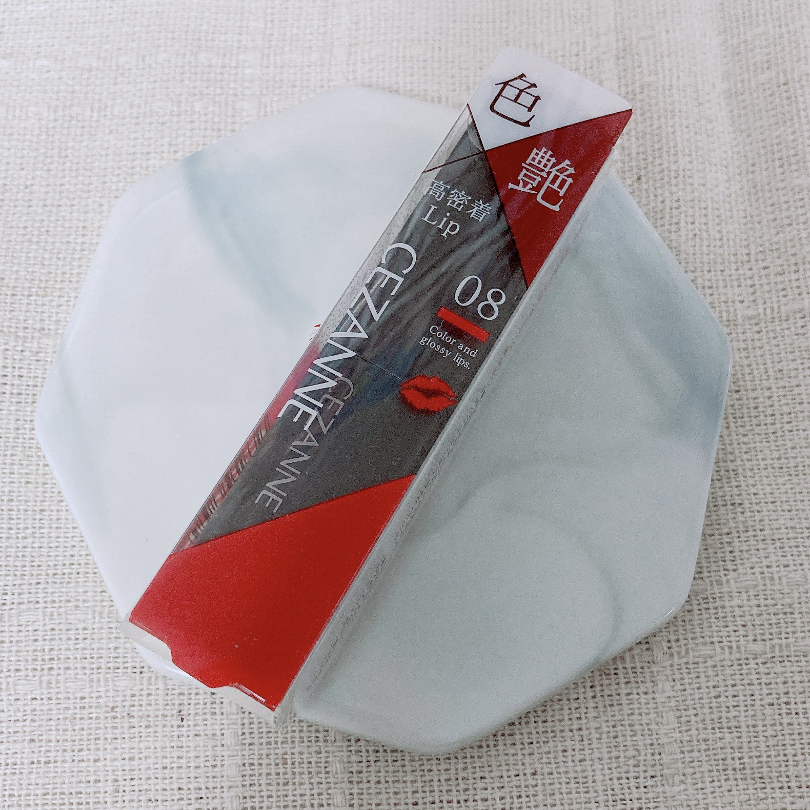 ラスティンググロスリップ/CEZANNE/口紅を使ったクチコミ（1枚目）