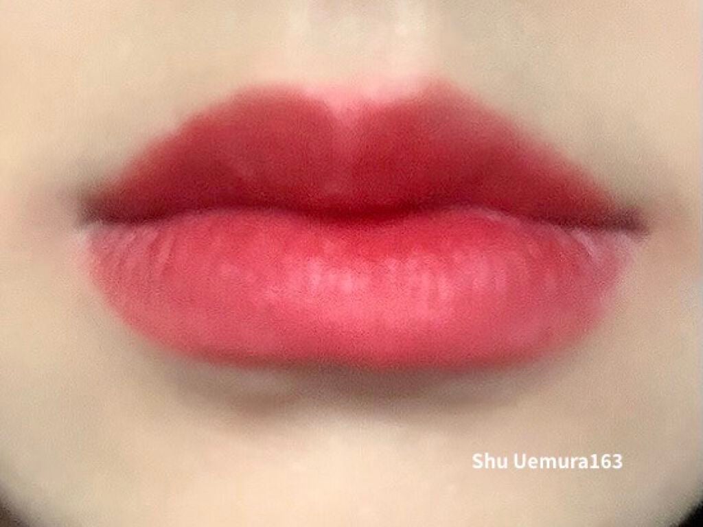 ルージュ アンリミテッド マット/shu uemura/口紅を使ったクチコミ(5枚目)