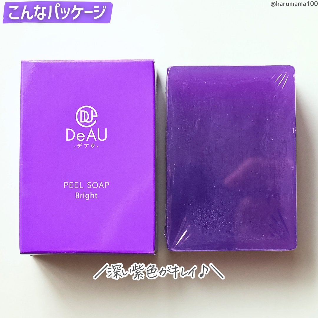 ピールソープブライト/DeAU(デアウ)/洗顔石鹸を使ったクチコミ(4枚目)