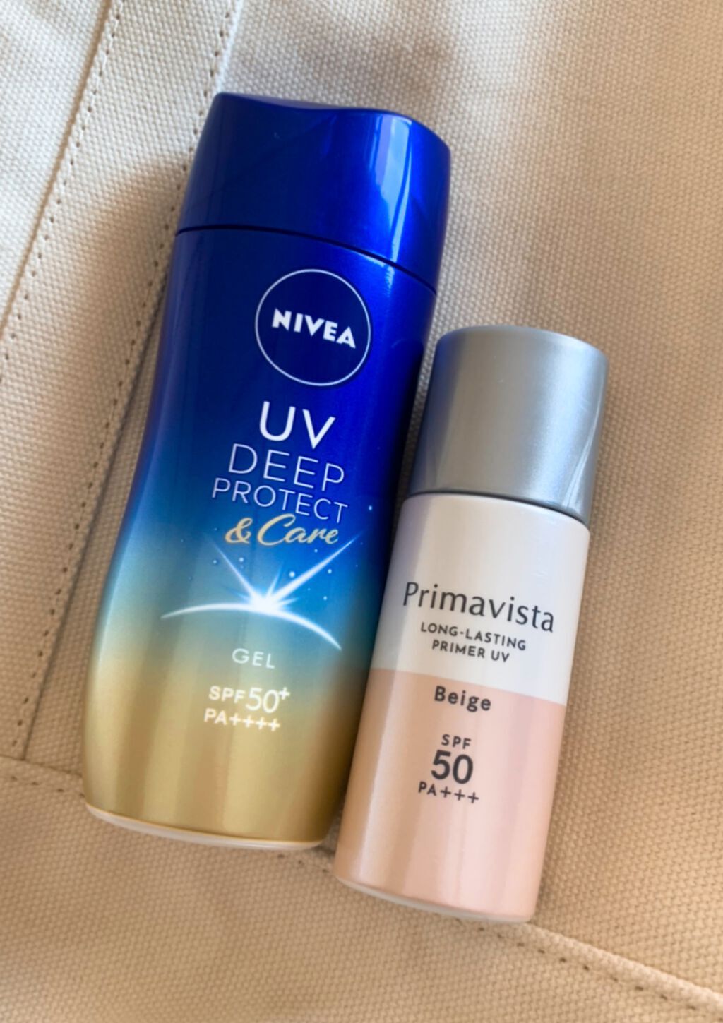 ニベアUV ディープ プロテクト＆ケア ジェル/ニベア/日焼け止めジェルを使ったクチコミ（1枚目）