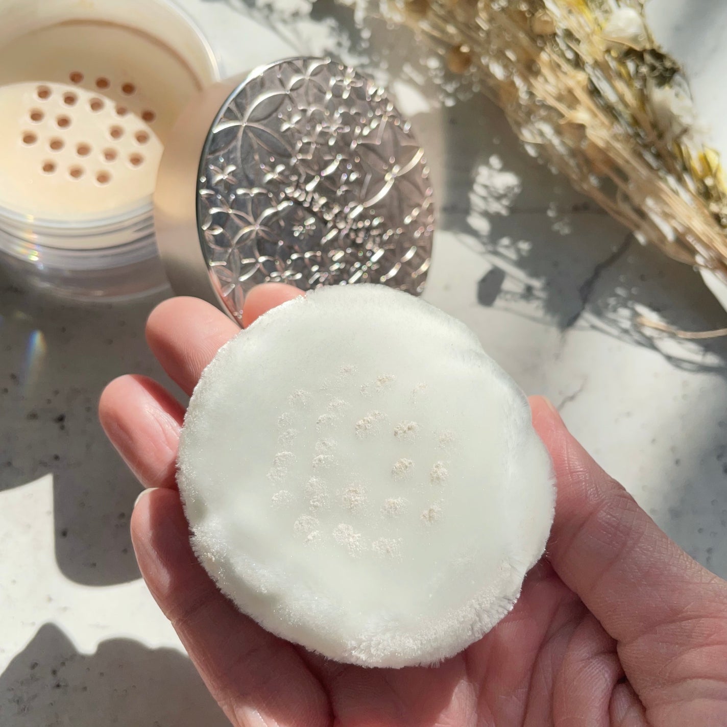 パウダーパフ(2ヶ入)/チャコット・コスメティクス/パフ・スポンジを使ったクチコミ(9枚目)