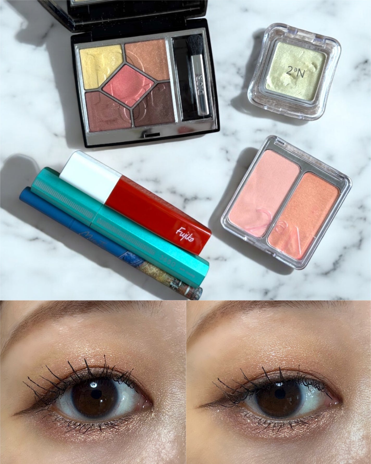 デュアルチーク/2aN/パウダーチークを使ったクチコミ(1枚目)