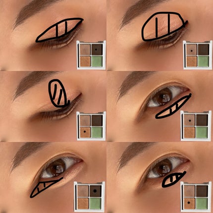 THE アイパレR/b idol/アイシャドウパレットを使ったクチコミ(2枚目)