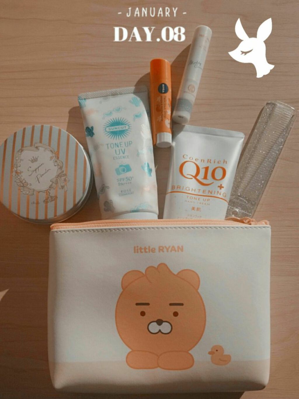 フレーバーリップ デリシャスドロップ アップルの香り〜バニラの香りのアクセント/ニベア/リップクリームを使ったクチコミ（2枚目）