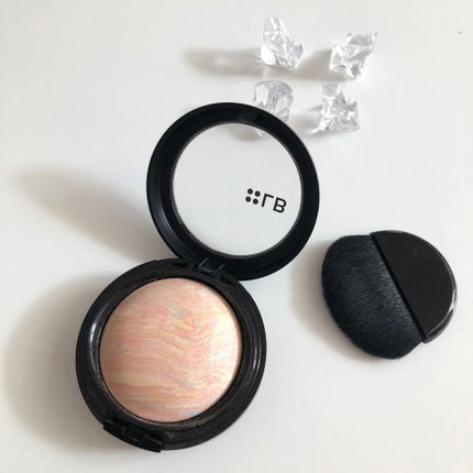 マーブルハイライター/LB/パウダーチークを使ったクチコミ(3枚目)