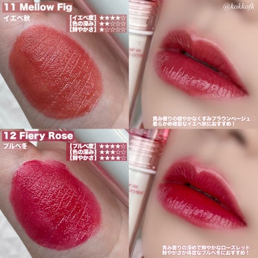 クリスタル グラム ティント 12 FIERY ROSE/CLIO/口紅の画像