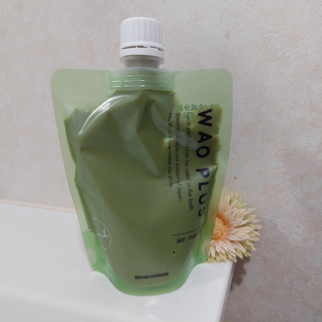 skinmarche WAOPLUS ハートリーフマグワートブースターマスク/ブレーンコスモス/洗い流すパック・マスクを使ったクチコミ（1枚目）