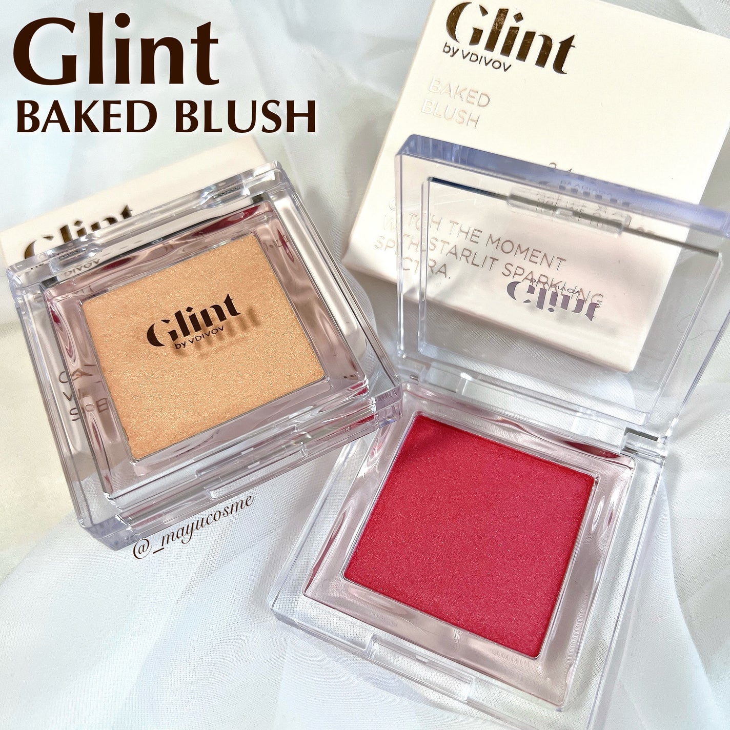 ベイクドブラッシュ/Glint/パウダーチークを使ったクチコミ(1枚目)