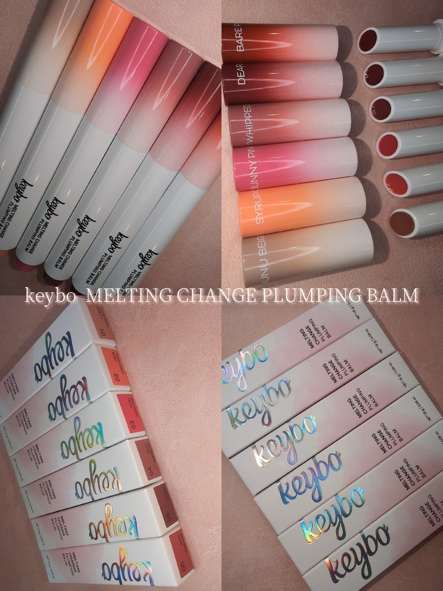 MELTING CHANGE PLUMPING BALM/keybo/口紅を使ったクチコミ(4枚目)