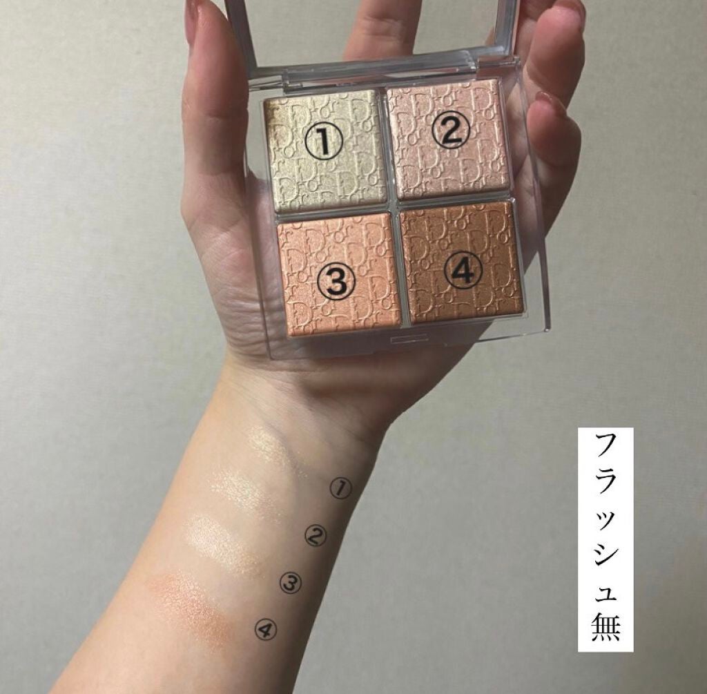 ディオール バックステージ フェイス グロウ パレット/Dior/ハイライトを使ったクチコミ(4枚目)