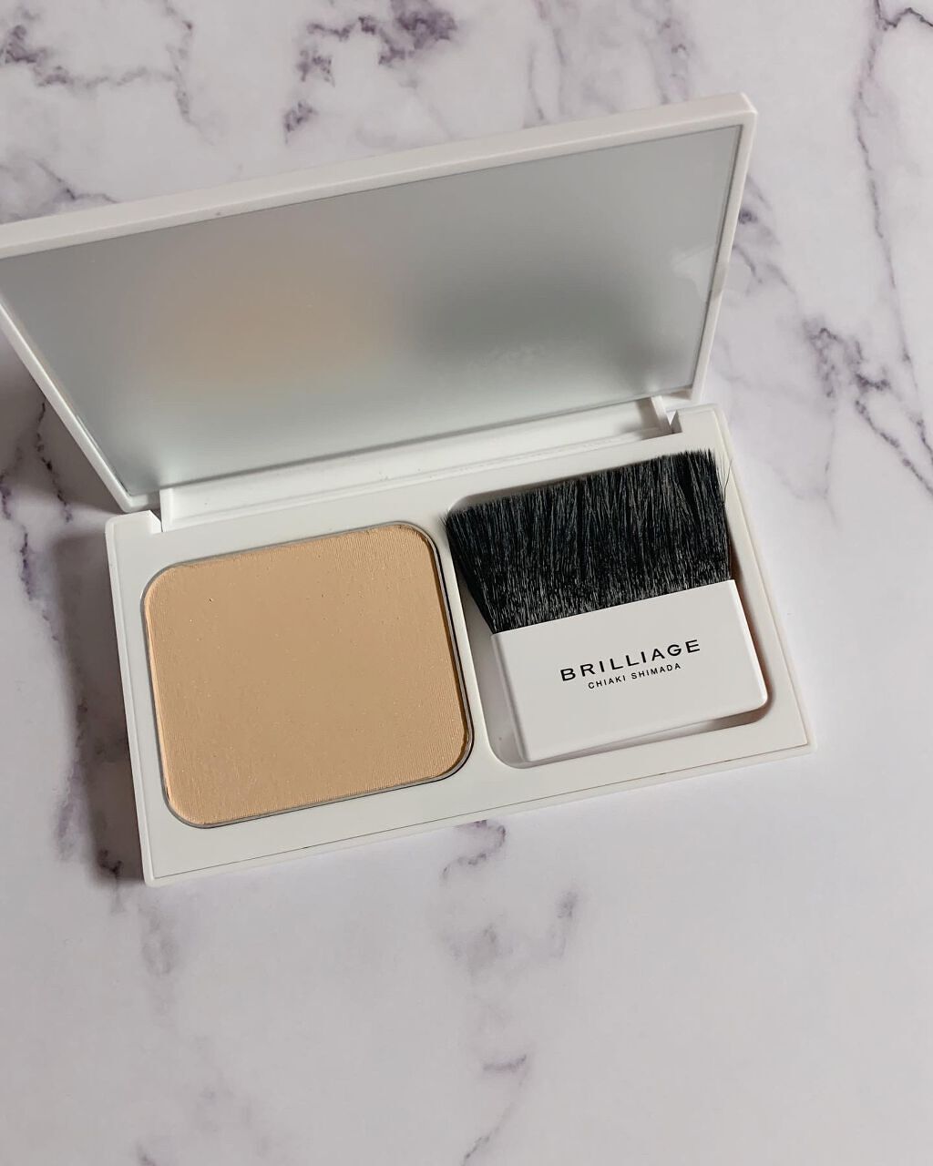 パウダリーファンデーション ソフトシャイニー/ブリリアージュ/パウダーファンデーションを使ったクチコミ(3枚目)