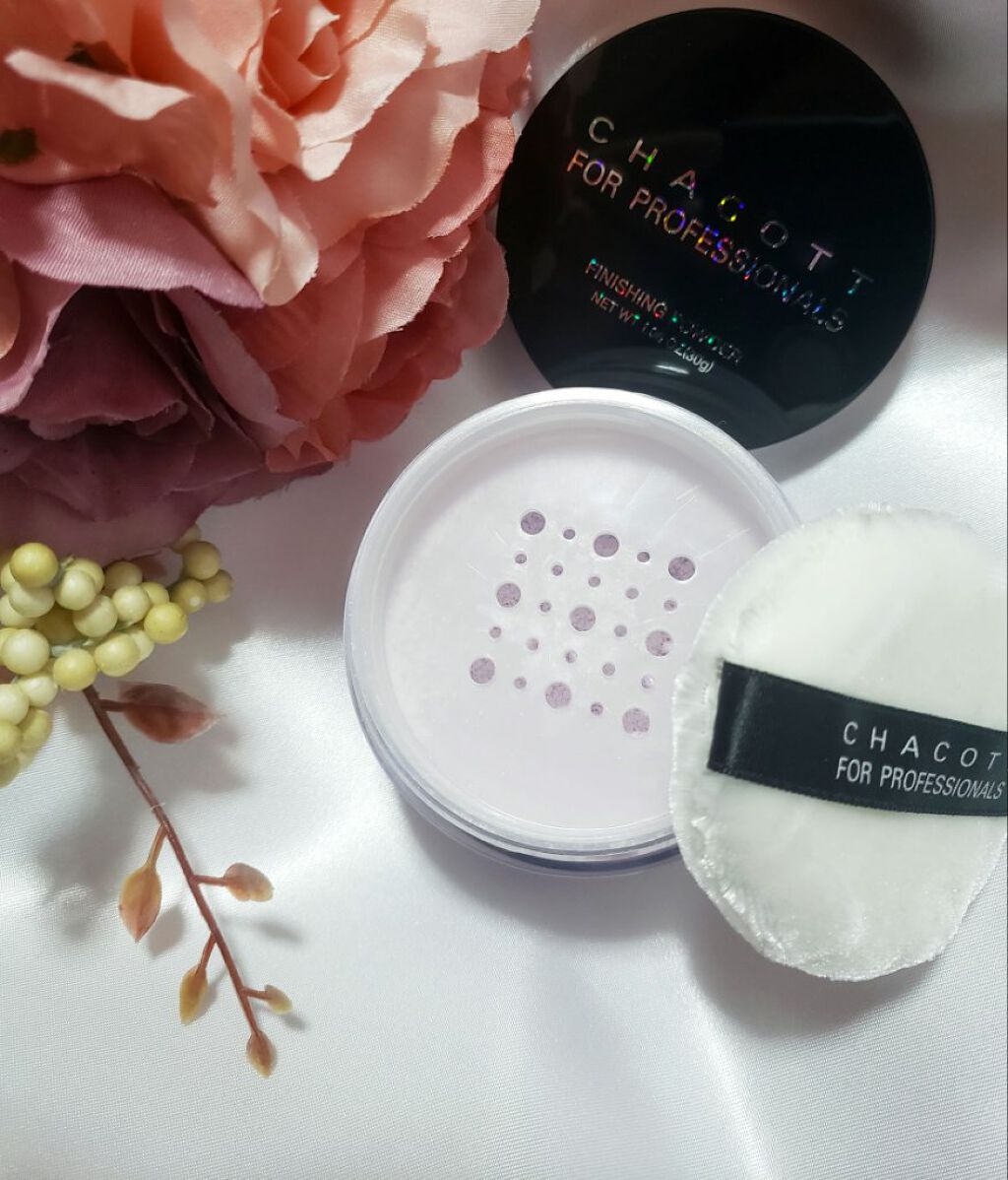 フィニッシングパウダー パールラメ入り/チャコット・コスメティクス/ルースパウダーを使ったクチコミ(1枚目)