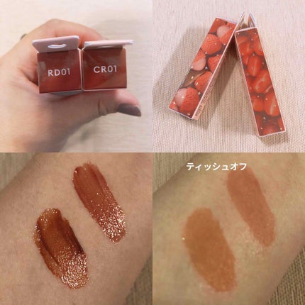 アピュー ジューシーパン スパークリングティント/A’pieu/口紅を使ったクチコミ(2枚目)