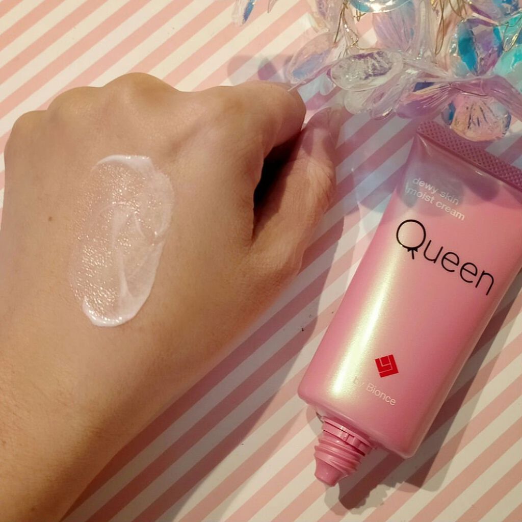 ツヤ肌モイストクリーム/Queen by Bionce/化粧下地を使ったクチコミ（3枚目）